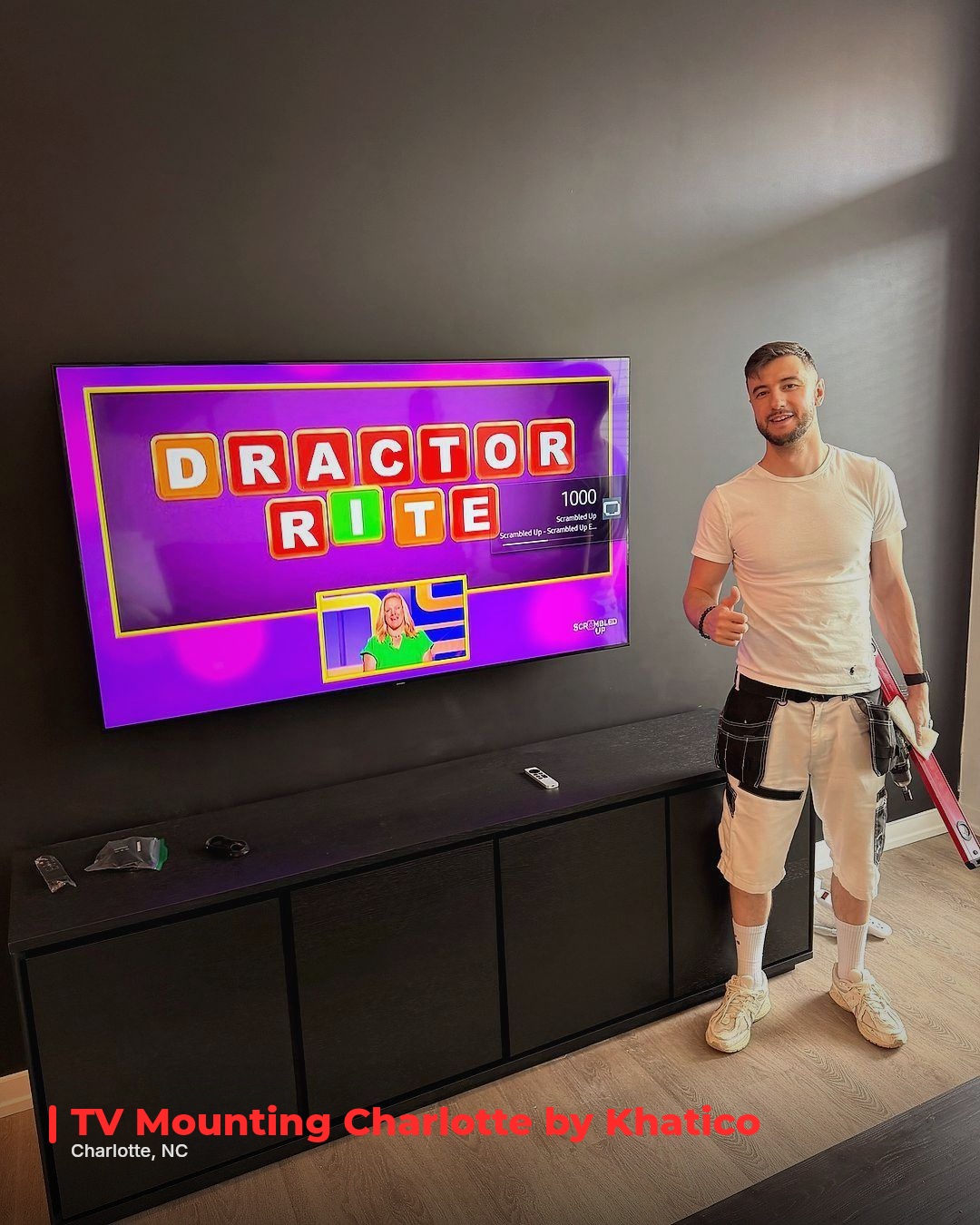 TV Mounting Service in Charlotte, NC — photo 1