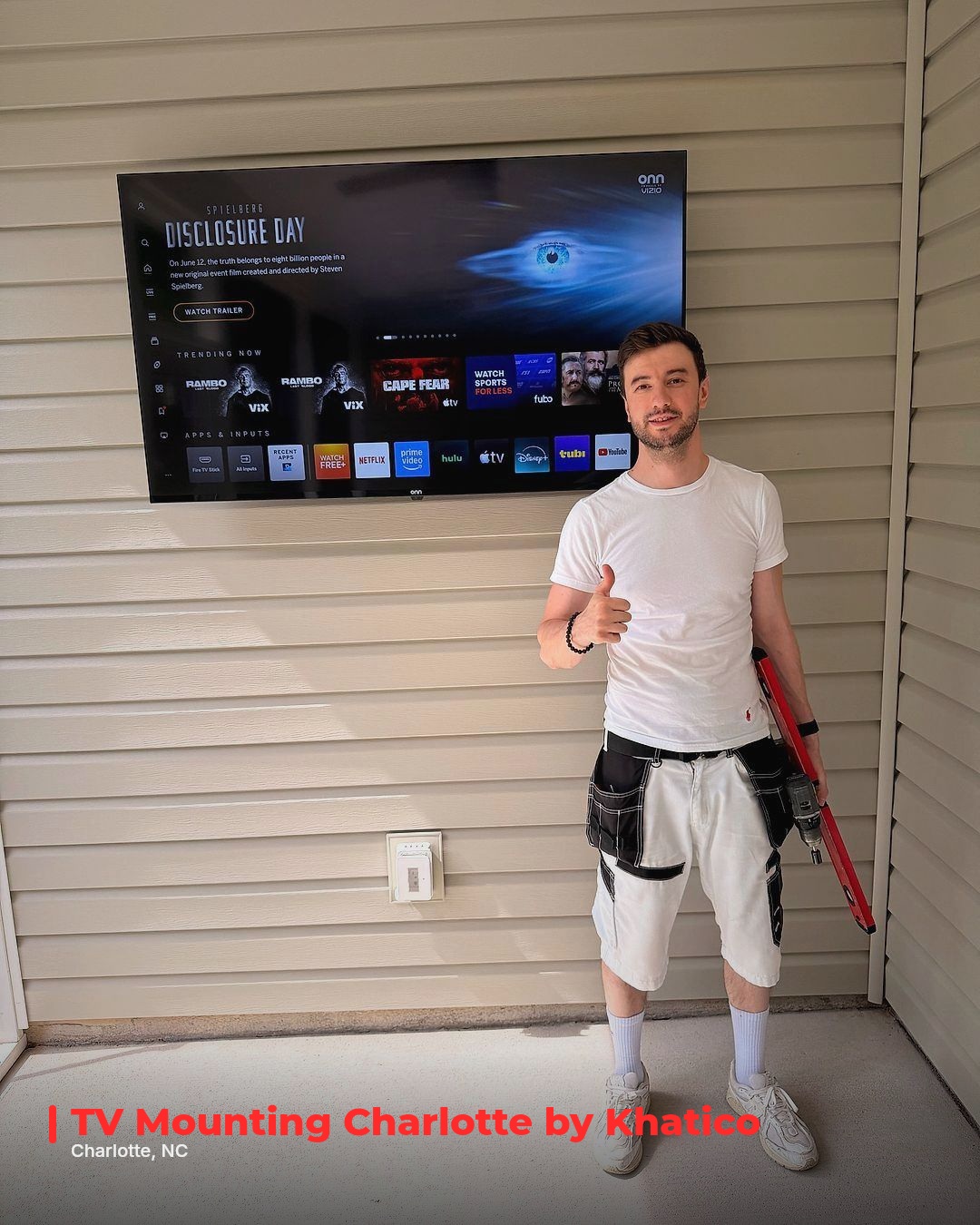 TV Mounting Service in Charlotte, NC — photo 1