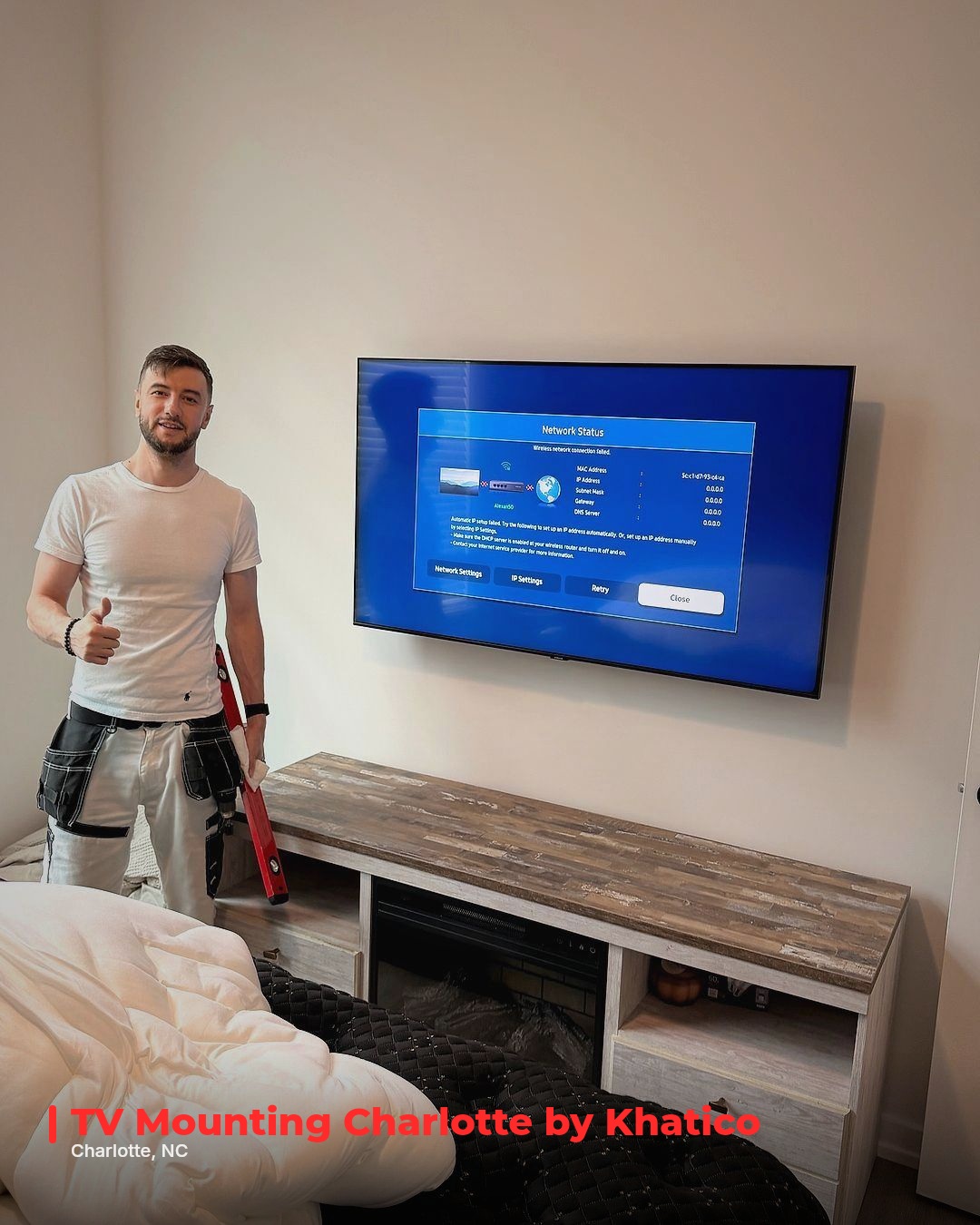 TV Mounting Service in Charlotte, NC — photo 1