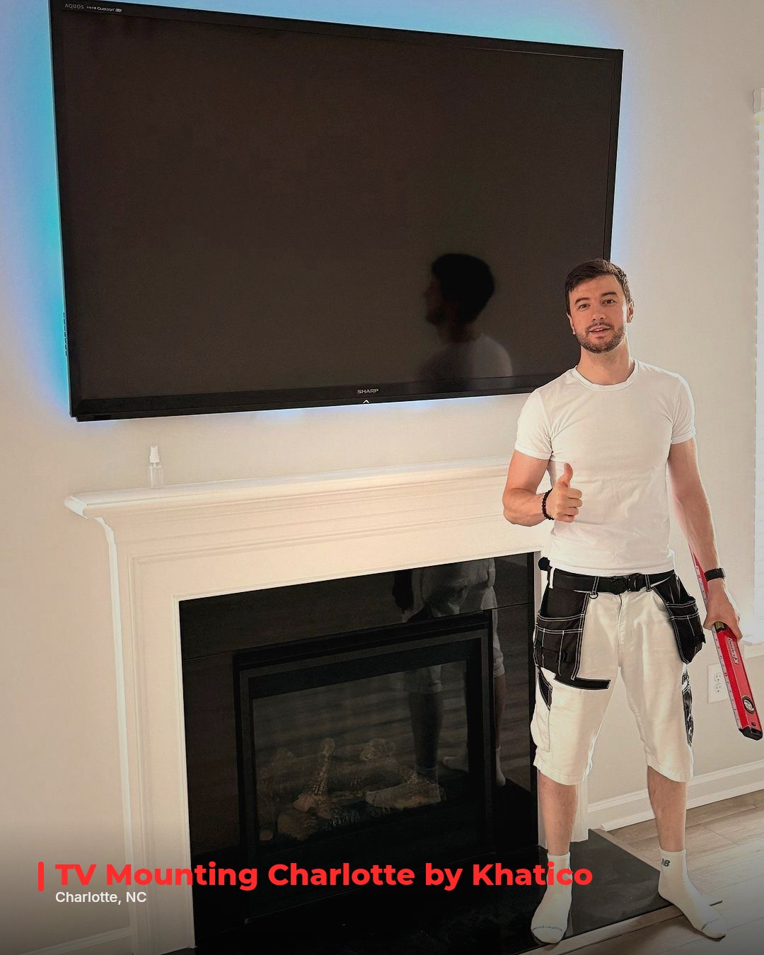 TV Mounting Service in Charlotte, NC — photo 1