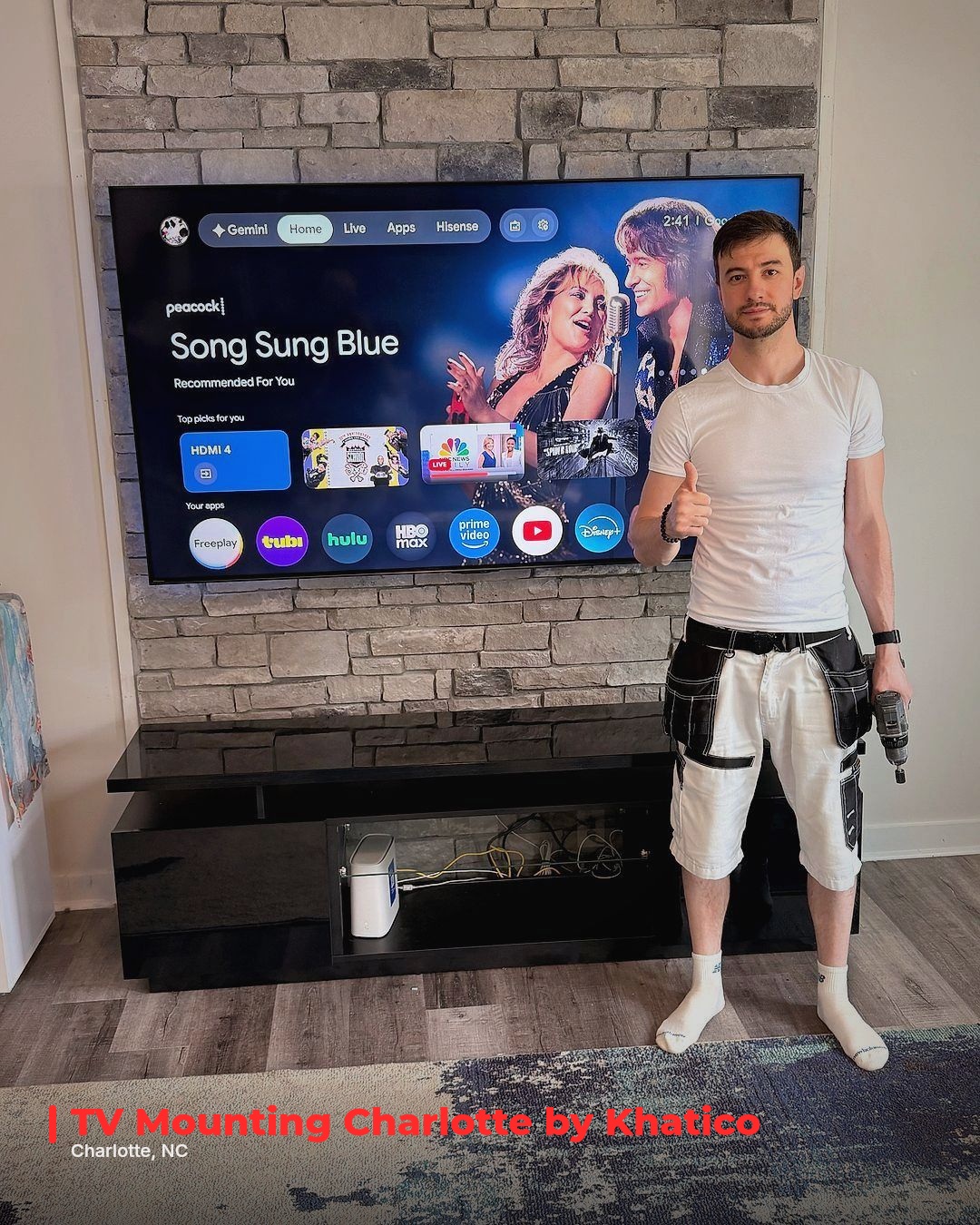 TV Mounting Service in Charlotte, NC — photo 1