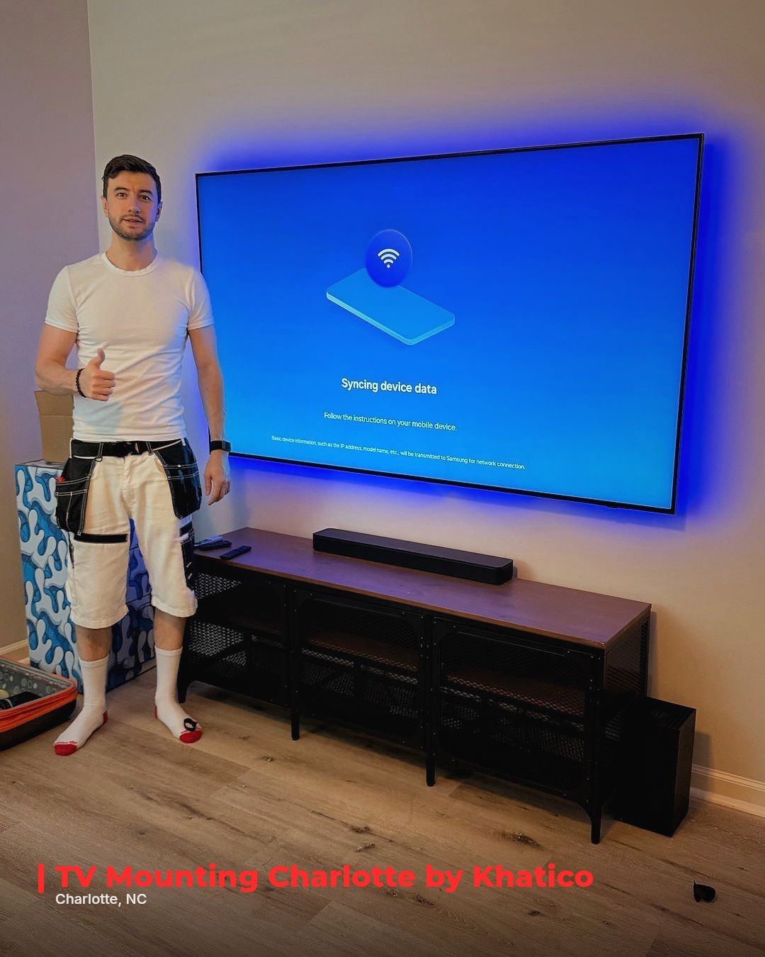 TV Mounting Service in Charlotte, NC — photo 1