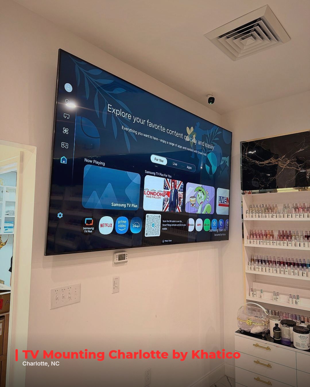 TV Mounting Service in Charlotte, NC — photo 1