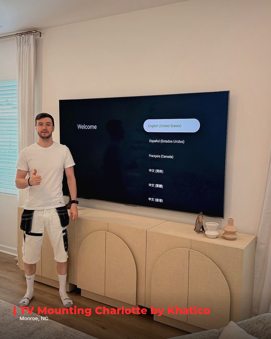 TV Mounting Service in Charlotte, NC — photo 1