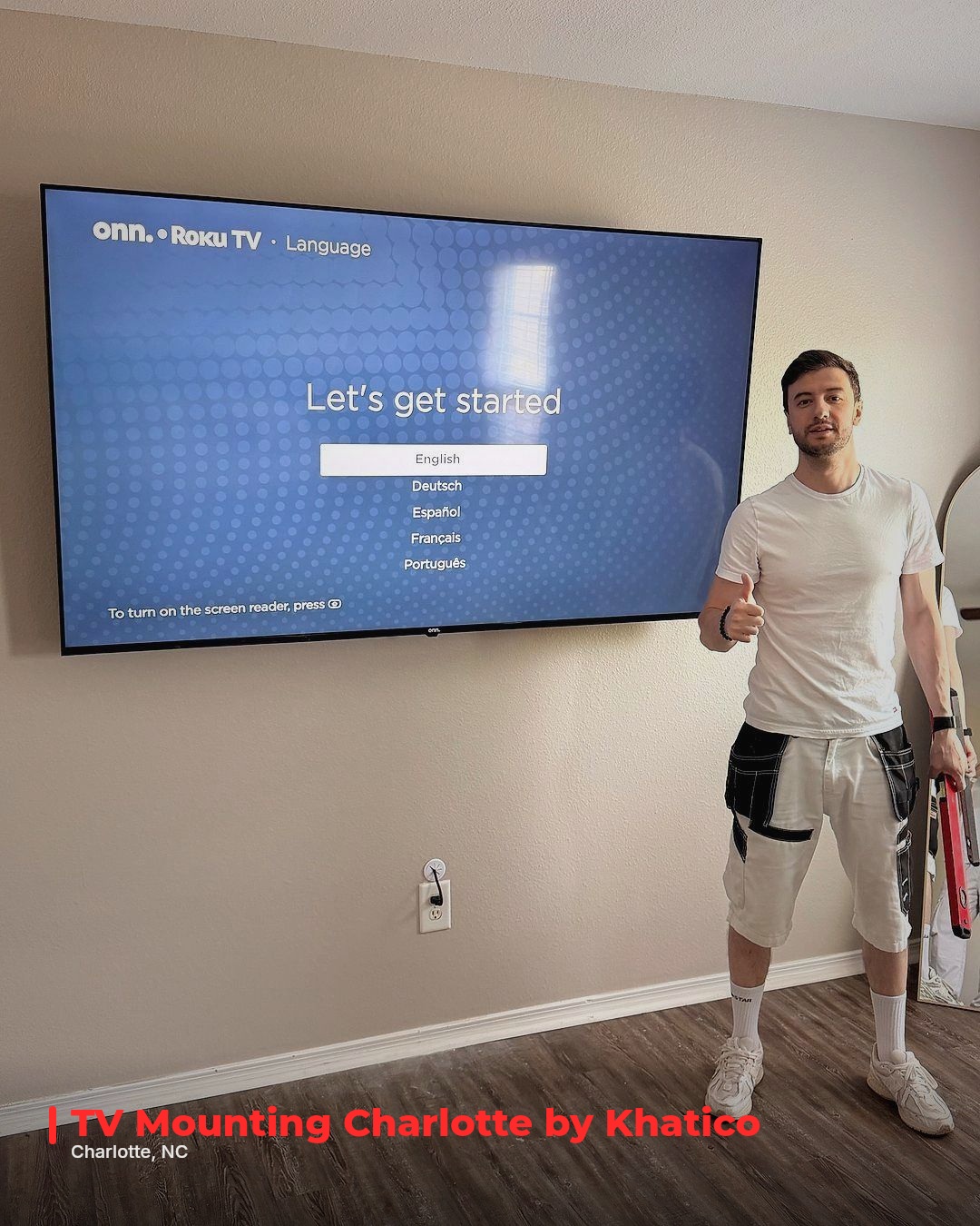 TV Mounting Service in Charlotte, NC — photo 1