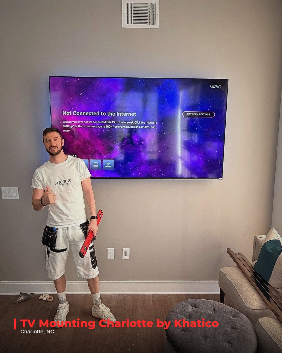 TV Mounting Service in Charlotte, NC